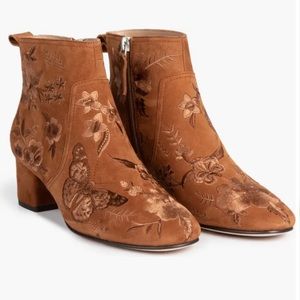 Johnny Was  embroidered Taline booties size 10 excellent used condition